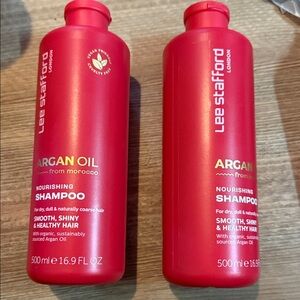 Lee Stafford Argan Oil Nourishing Shampoo - 2pack